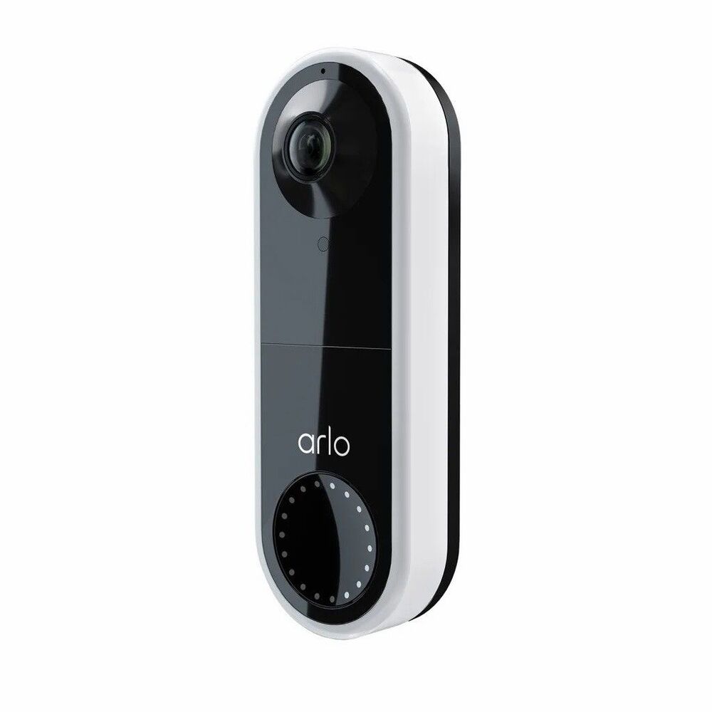 Arlo Essential Wired Video Doorbell HD 180° View Night Vision Audio New